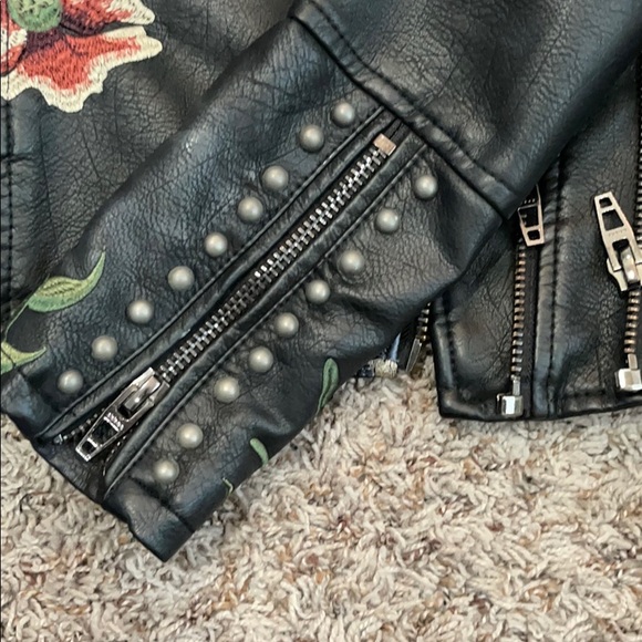 Blank NYC Embroidered Leather Jacket - Picture 3 of 7